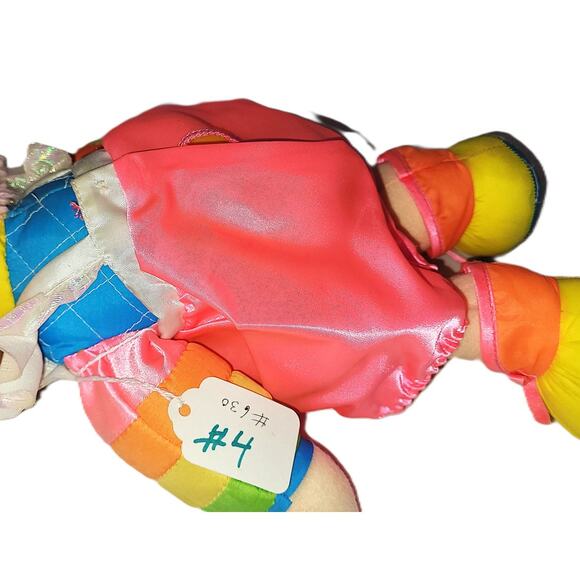 14" Vintage 1983 Rainbow Bright "Tickled Pink" Baby Doll Stuffy Hallmark #4 - Picture 7 of 10